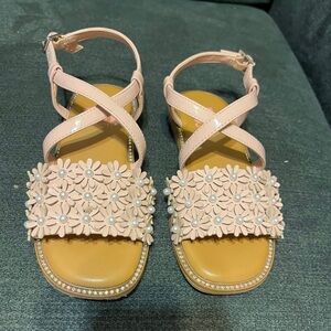 GB Girls Susie Girl Flower Pearl Sandals